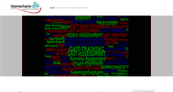 Desktop Screenshot of biomechanix.com.au
